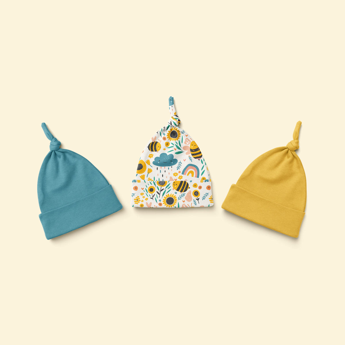 Knotted hat bundle